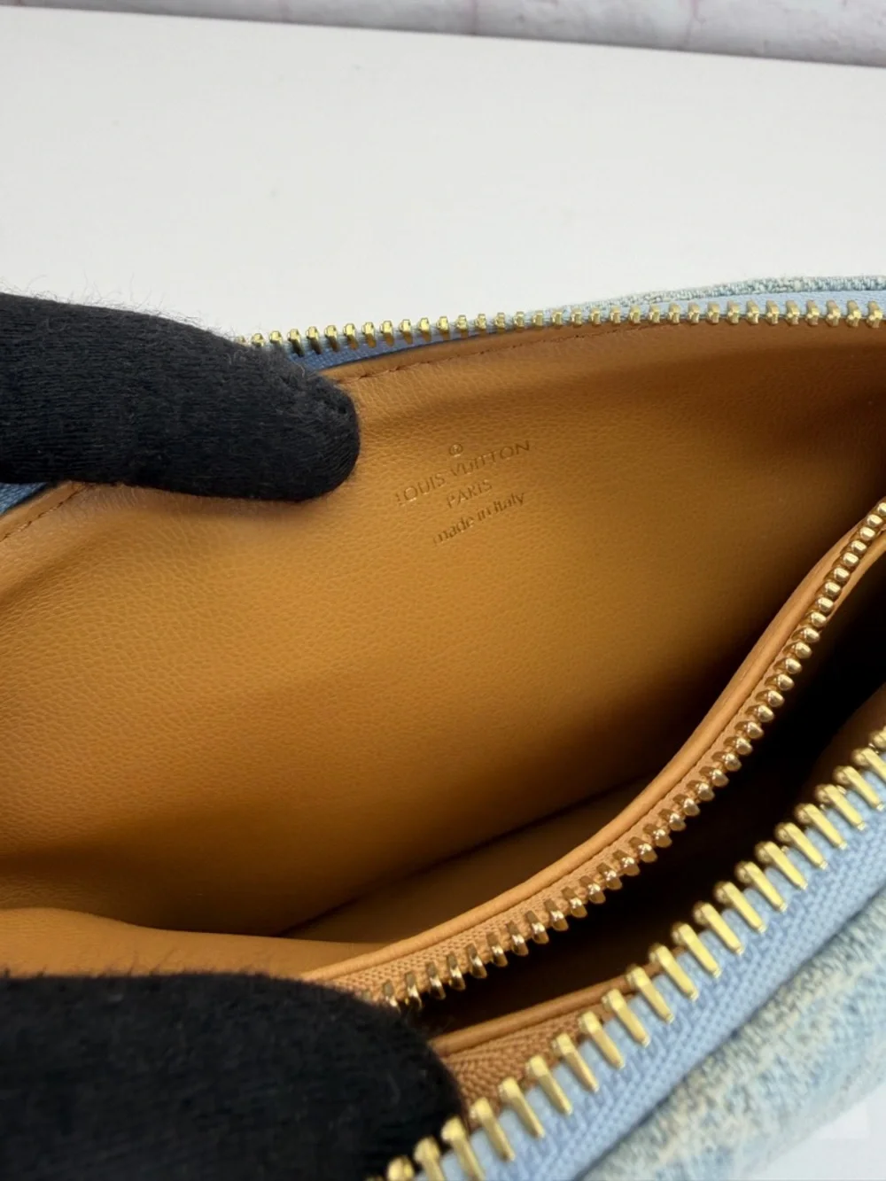 Louis Vuitton Monogram Denim Coussin BB Sky Blue